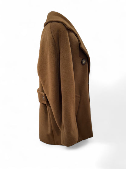 Max Mara -  Manteau camel en cachemire T36