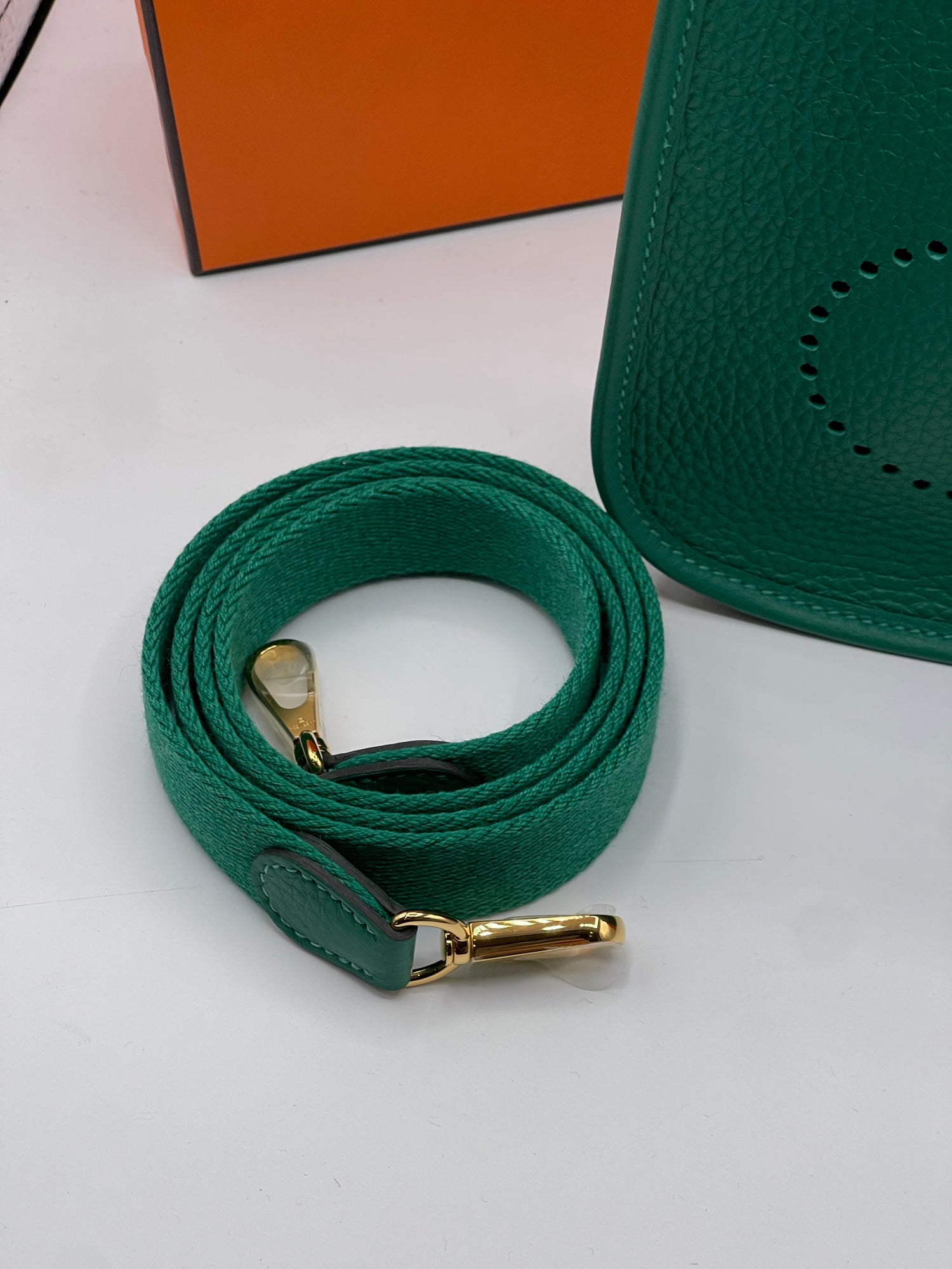 Hermès - Borsa Evelyne 16 verde Vertigo