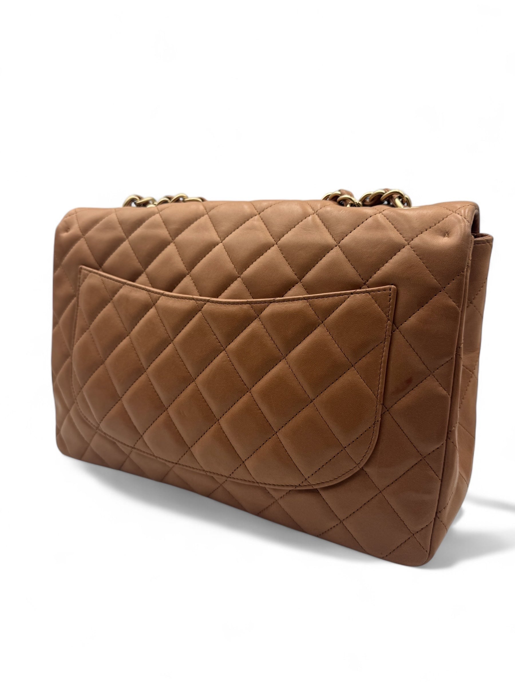 Chanel - Sac Timeless Jumbo beige