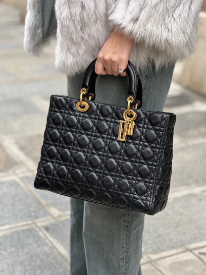 Dior - Sac Lady Dior Chèvre