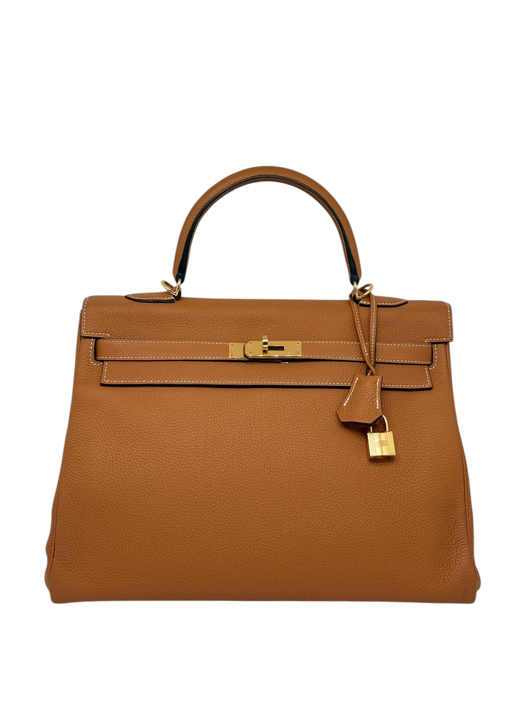 Hermès - Sac Kelly 35 Toffee 2018