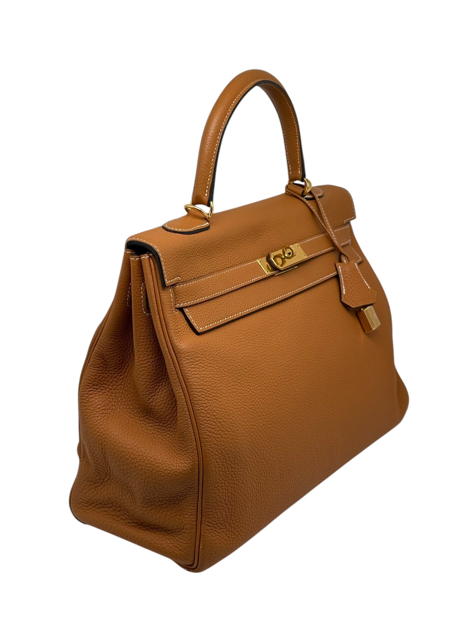 Hermès - Sac Kelly 35 Toffee 2018