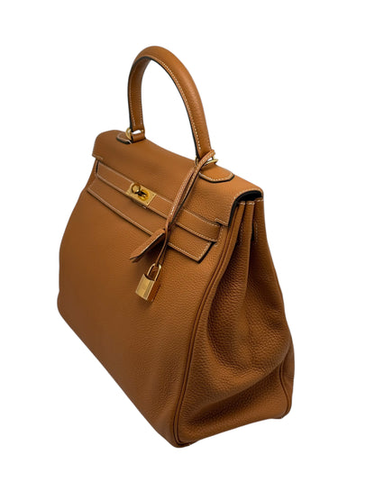 Hermès - Sac Kelly 35 Toffee 2018