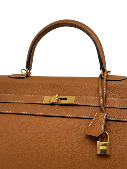 Hermès - Sac Kelly 35 Toffee 2018