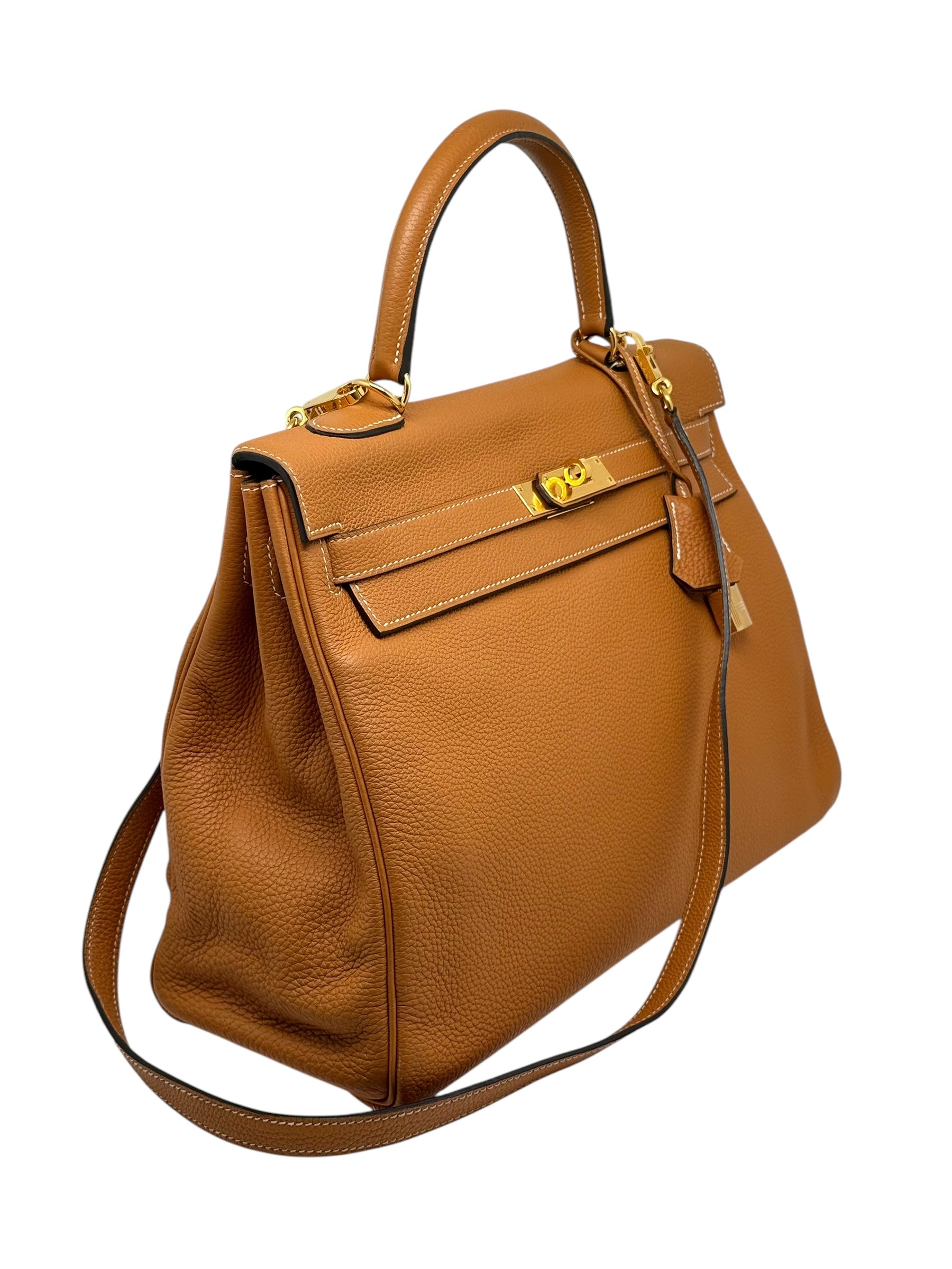 Hermès - Sac Kelly 35 Toffee 2018