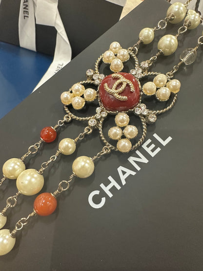 Chanel- Sautoir triple rang