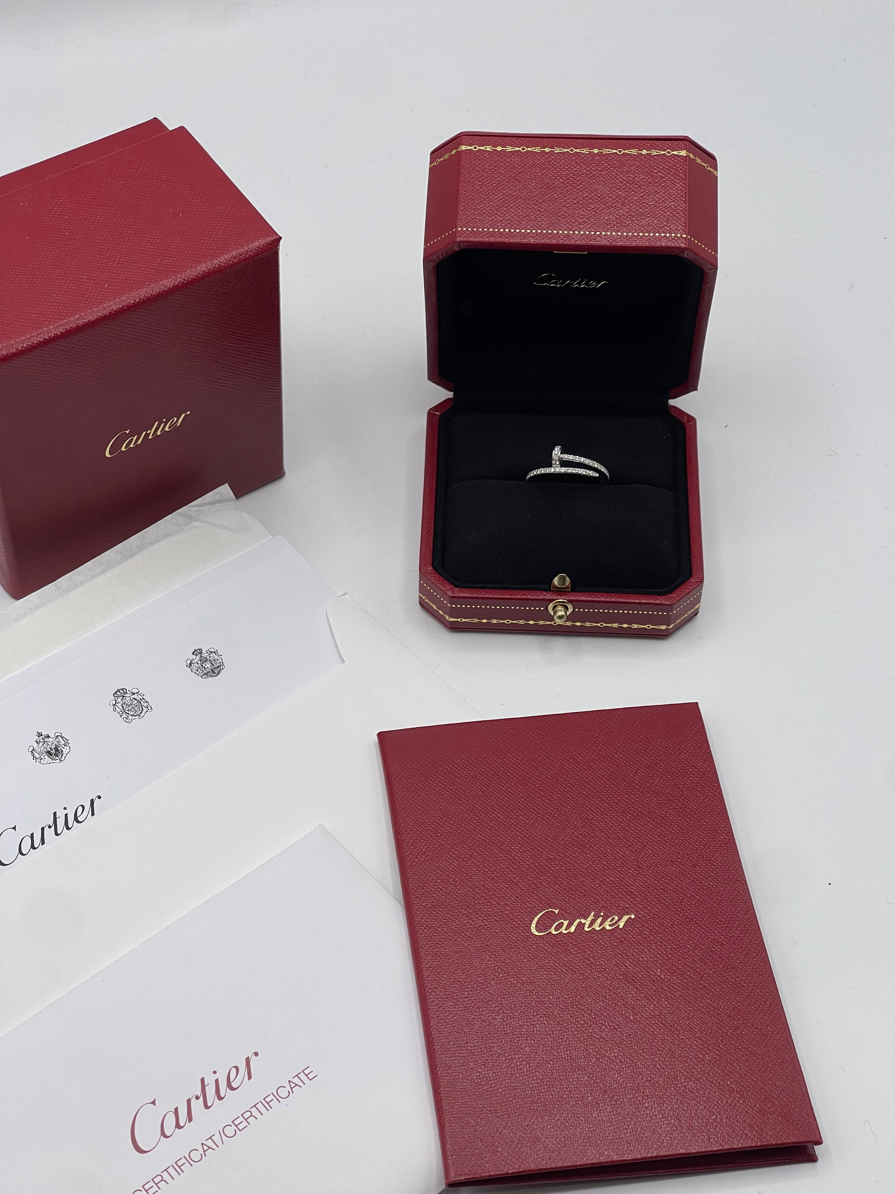 Cartier - Bague Juste un clou PM diamants