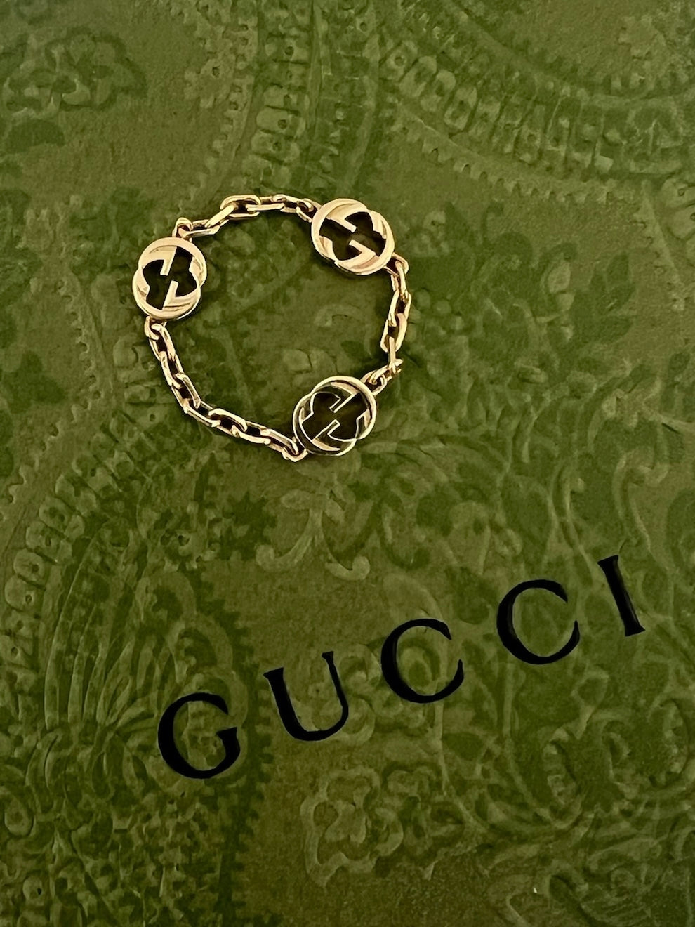 Gucci - Bague interlocking