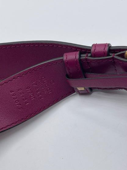 Gucci - Marmont purple velvet belt bag