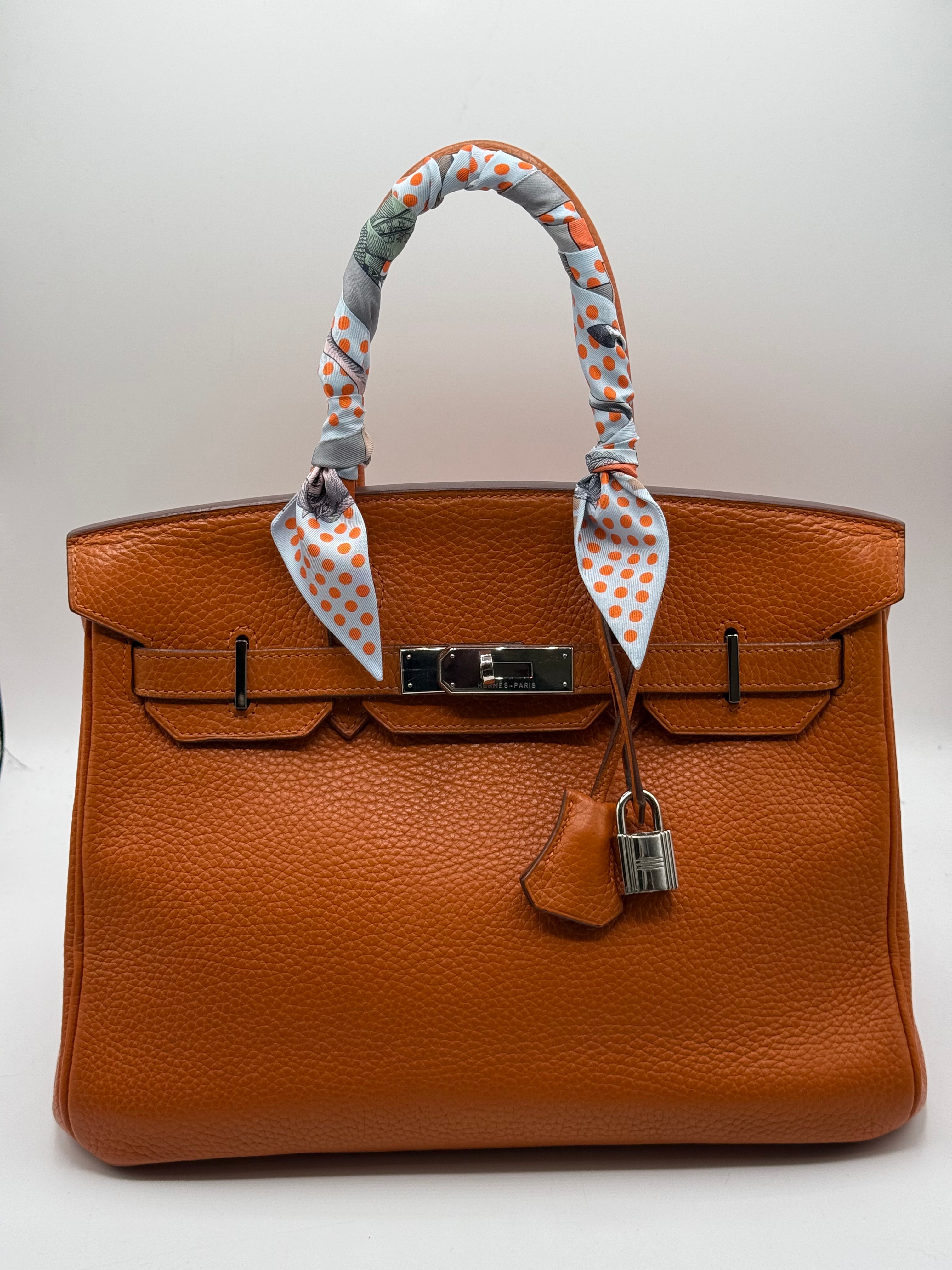 Hermès - Sac Birkin 30 orange