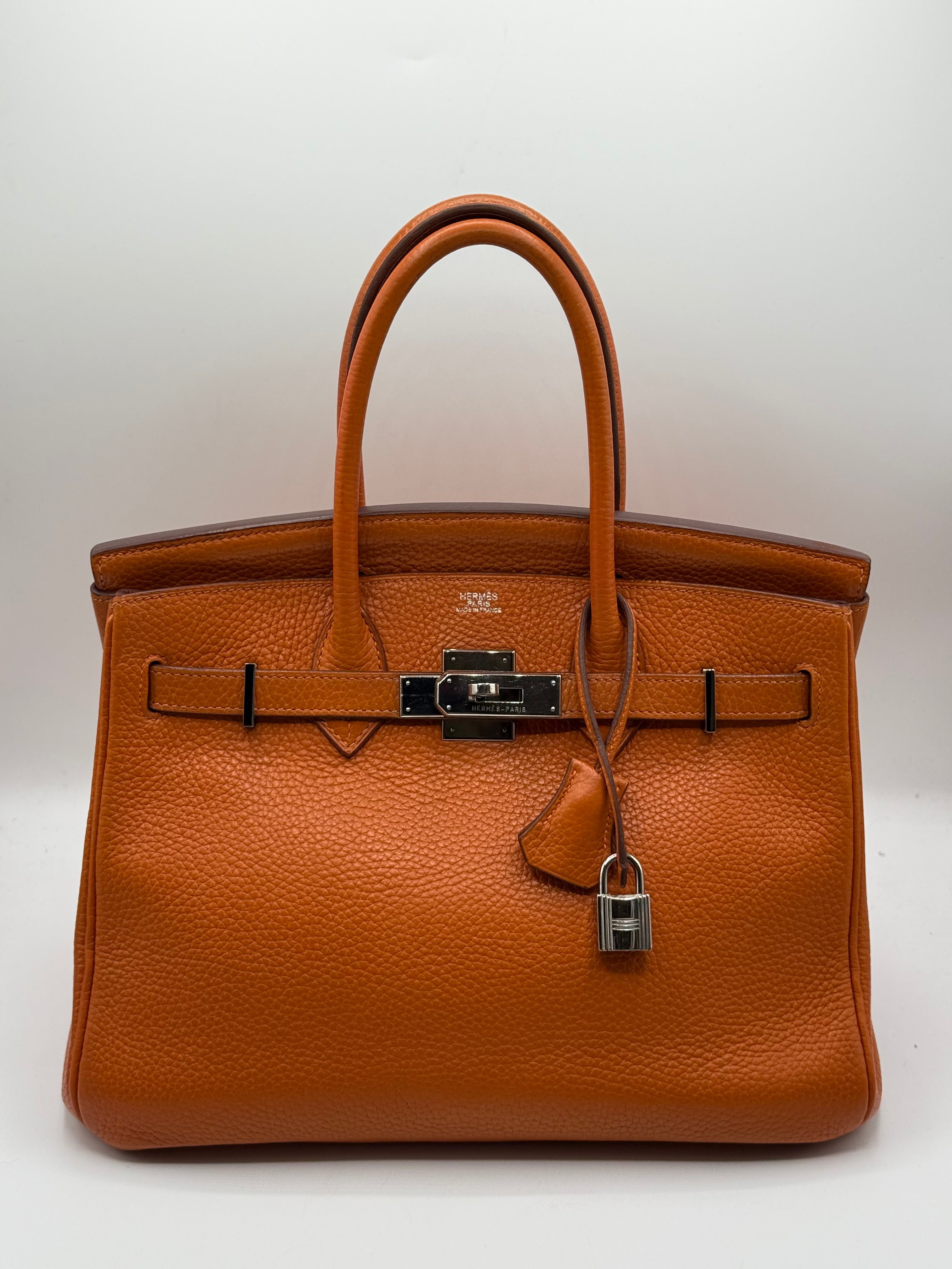 Hermès - Sac Birkin 30 orange