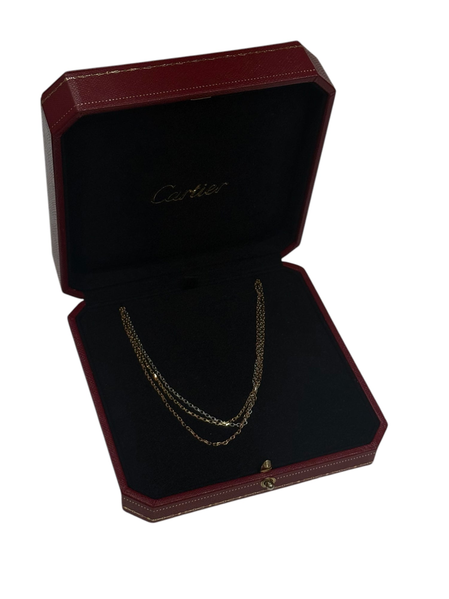 Cartier - Collier chaîne 3 ors