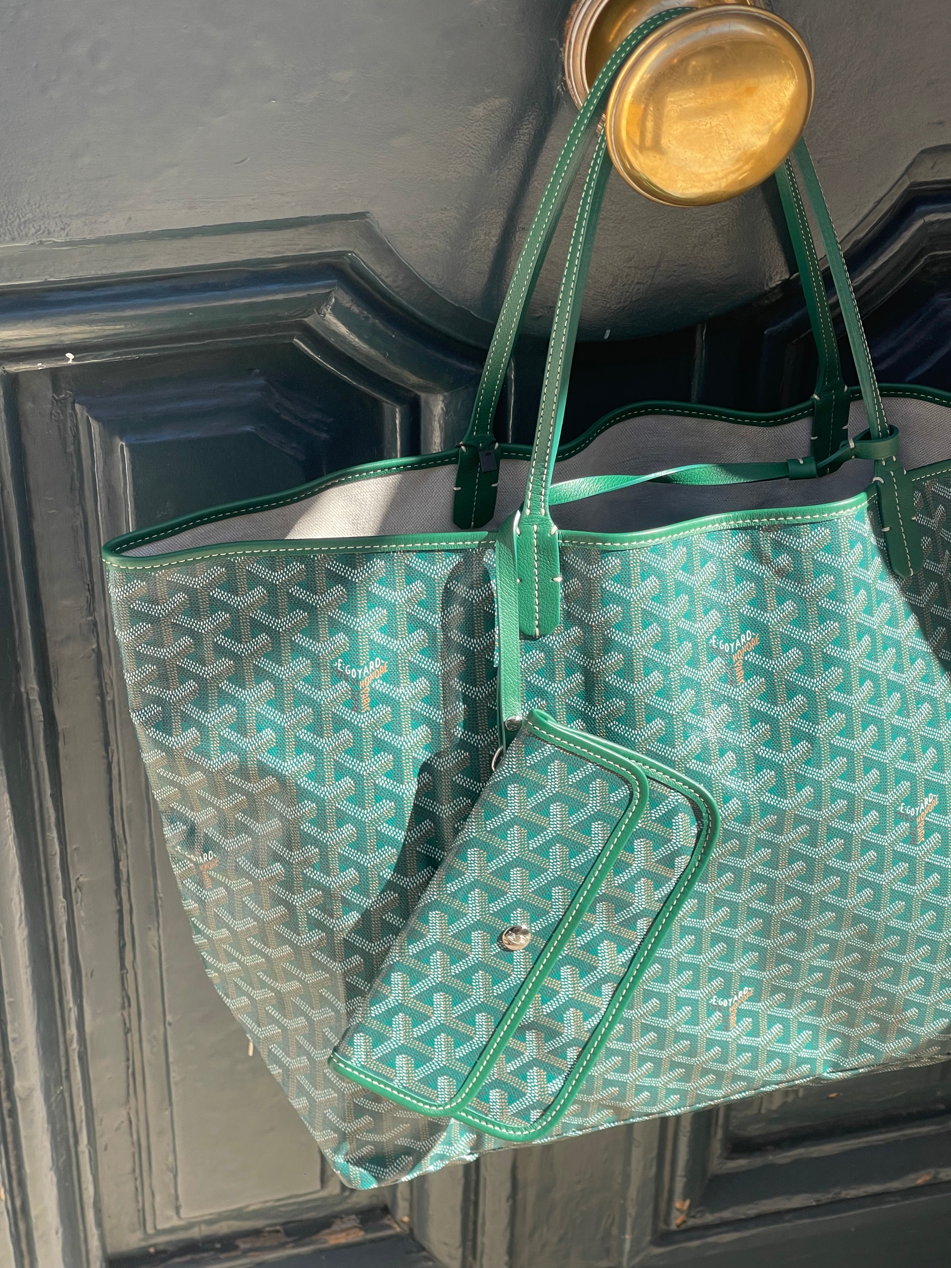 Goyard - Sac cabas Saint Louis vert  GM