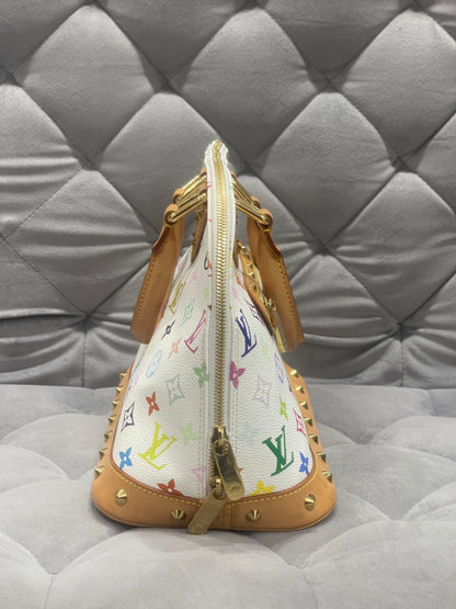 Weiße Alma-Tasche aus der Murakami-Edition