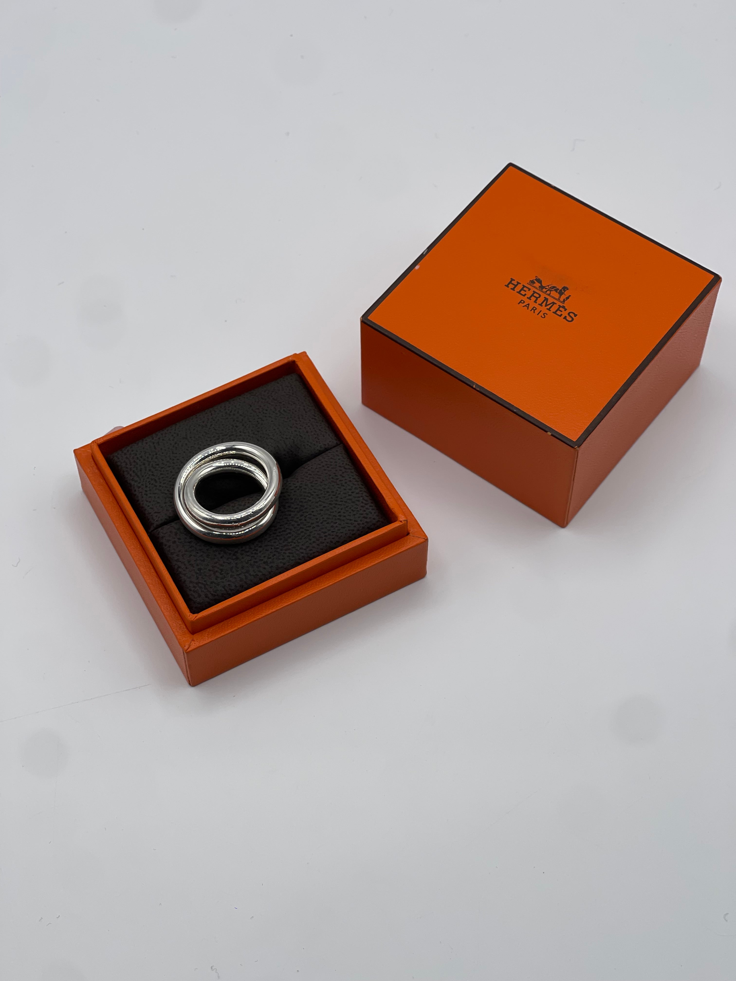 Hermès - Bague Vertige cœur T51