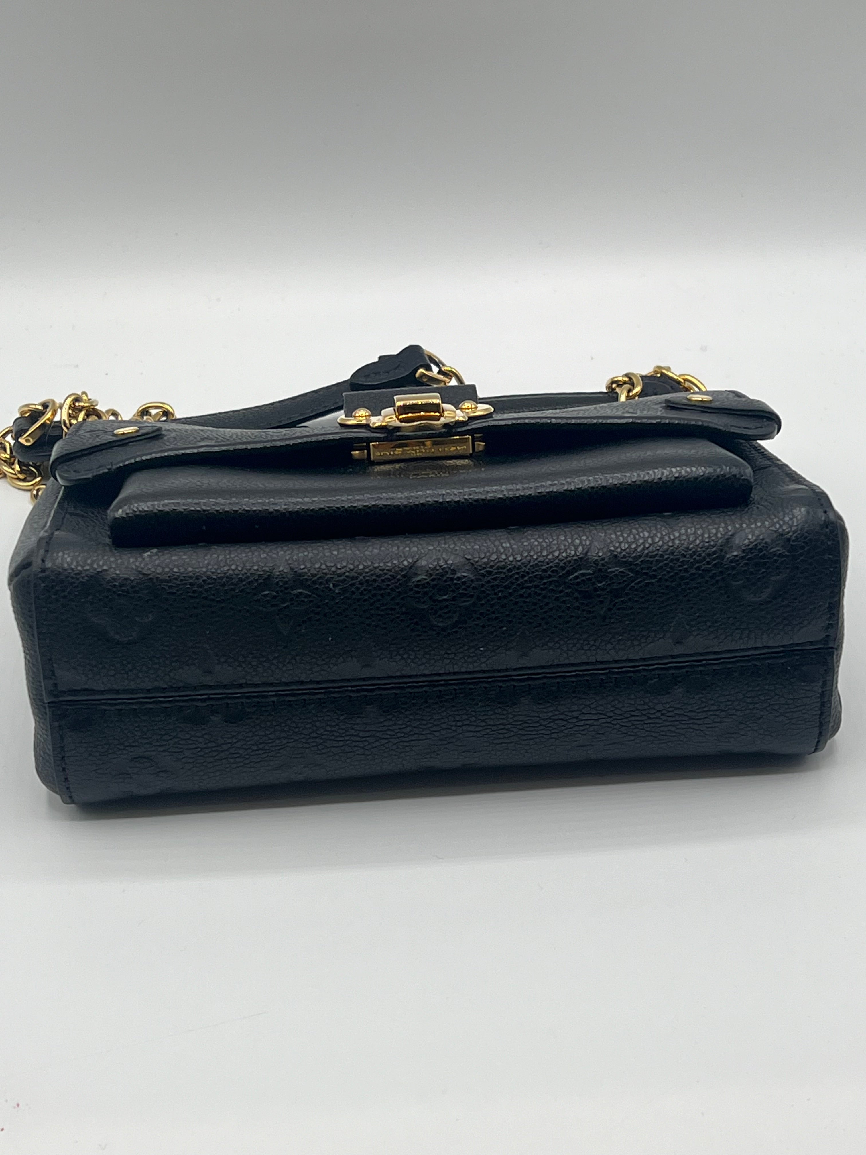 Louis Vuitton - sac Vavin PM cuir noir