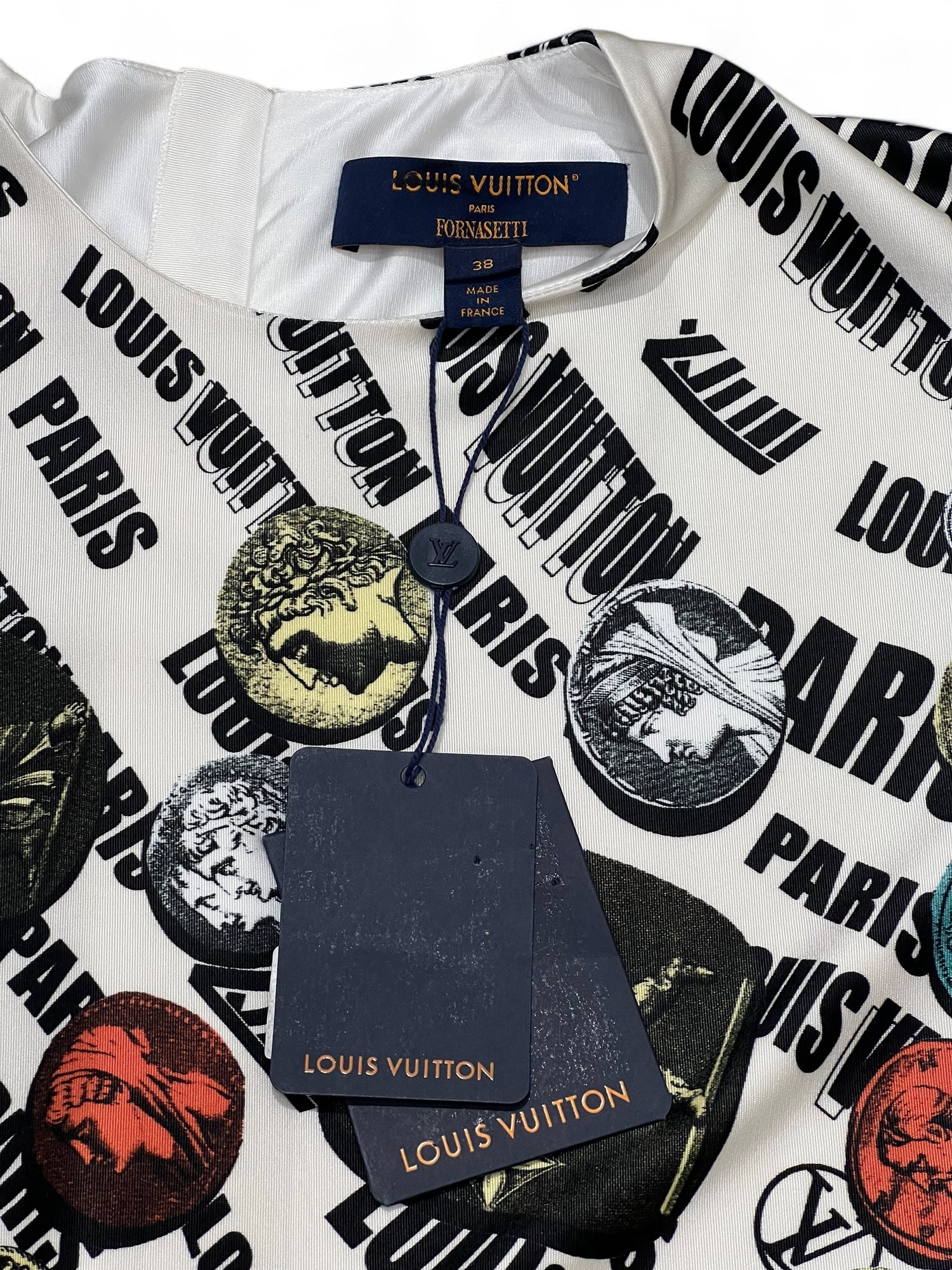 Louis Vuitton - Robe collab Fornasseti T.38