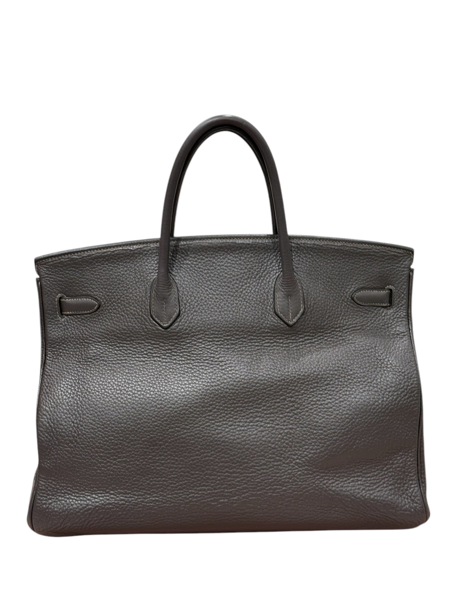 Hermès - Sac Birkin 40 Gris étain