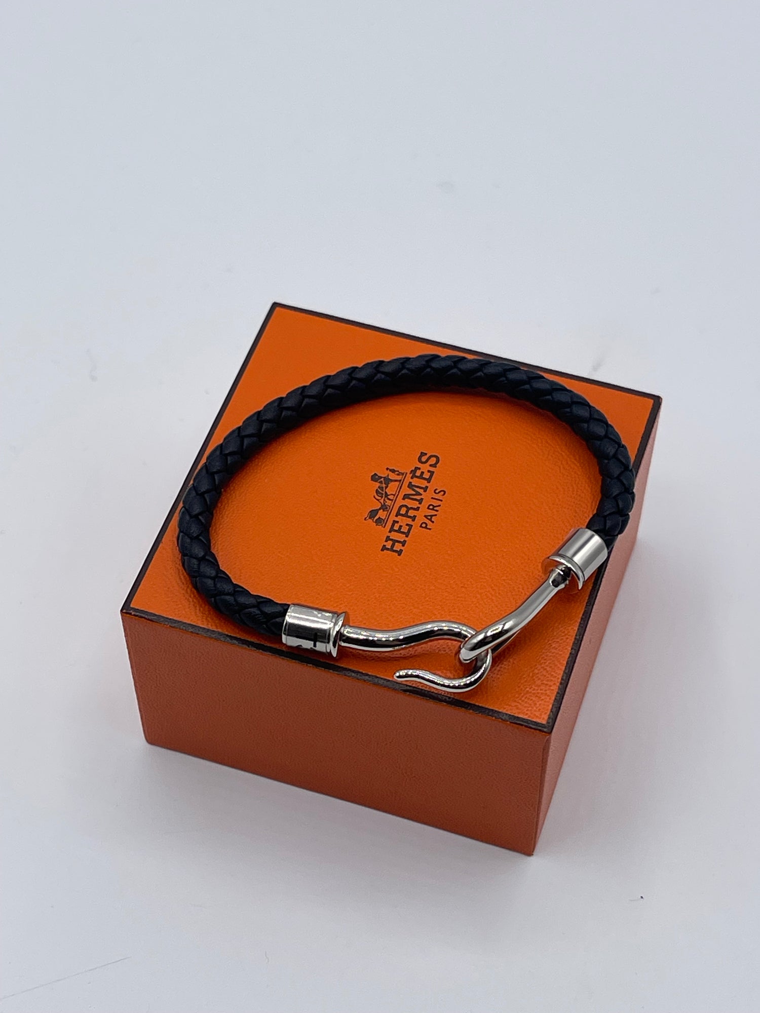 Hermès - Bracelet Jumbo H noir