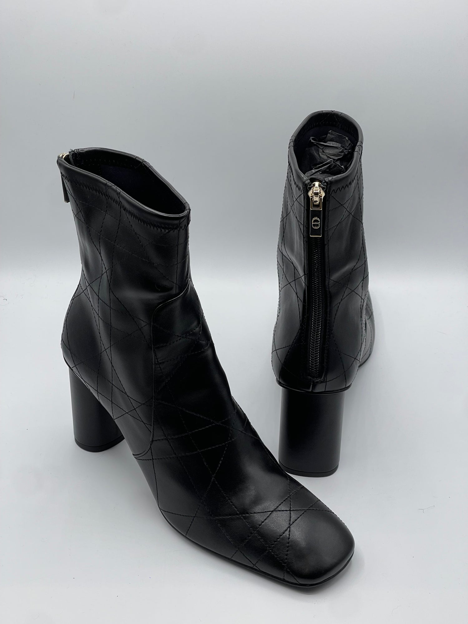 Dior - Bottines cuir cannage T41