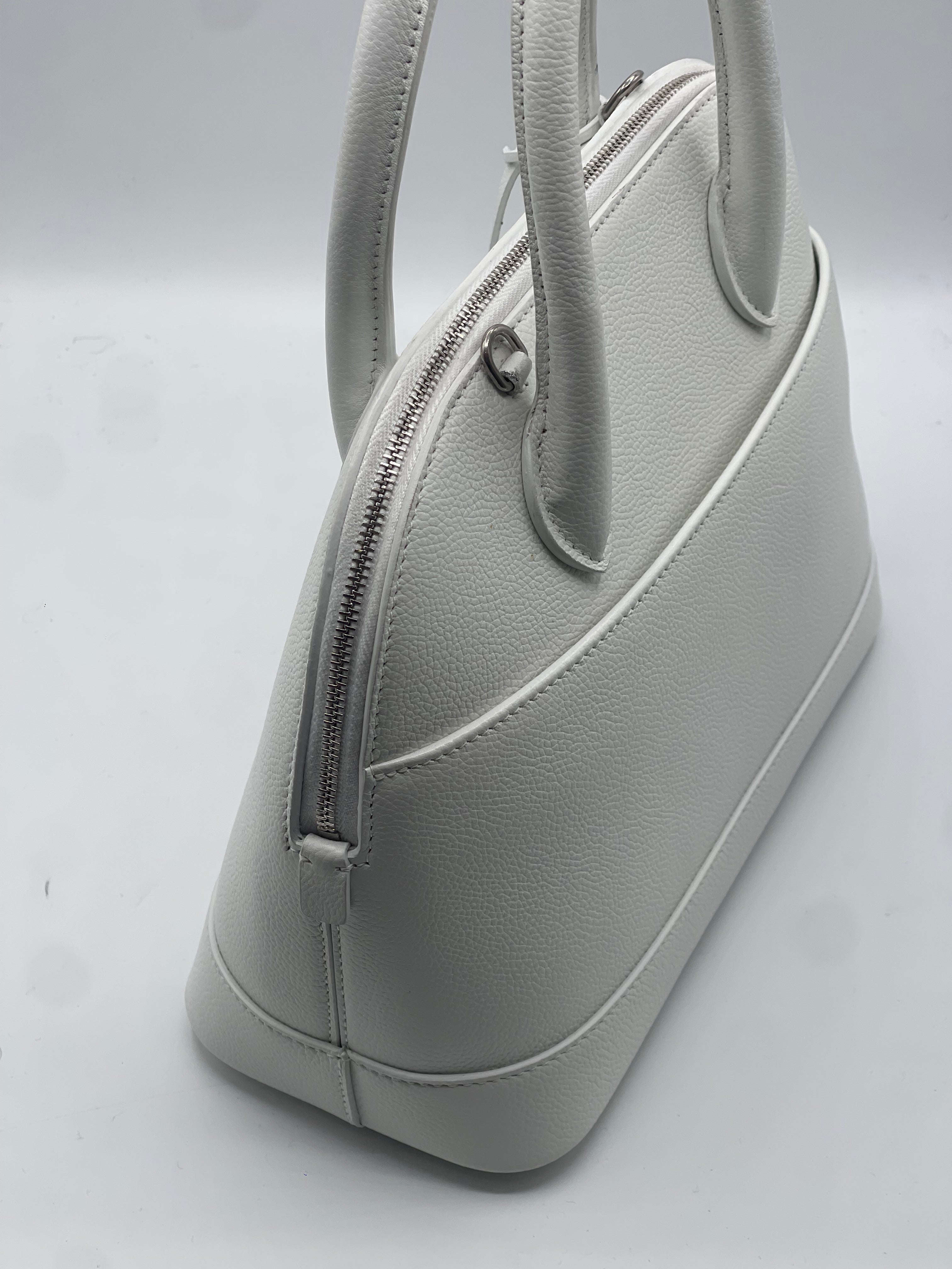 Balenciaga - Sac City top handle PM blanc