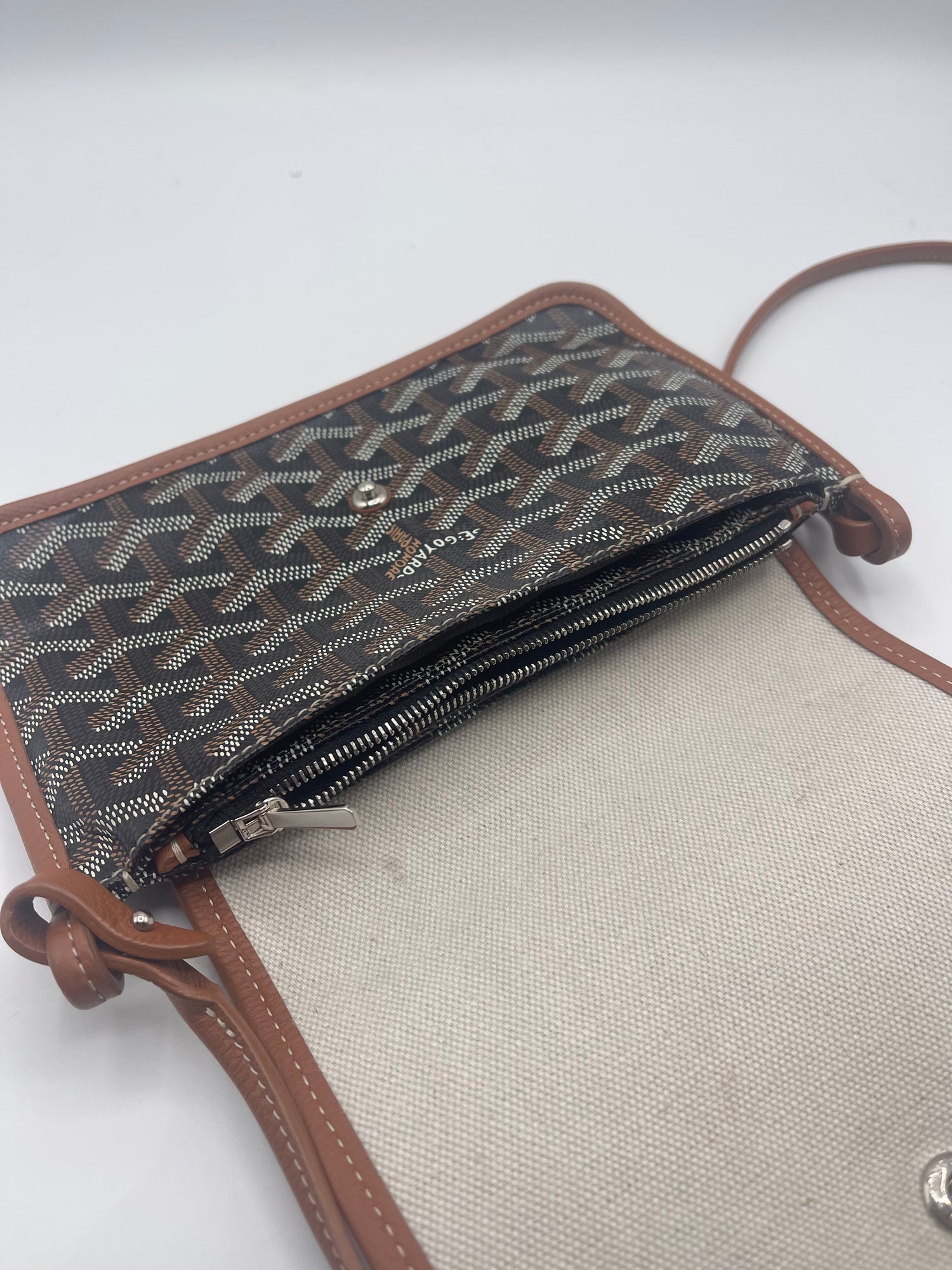 Goyard - Pochette Plumet en bandoulière en toile