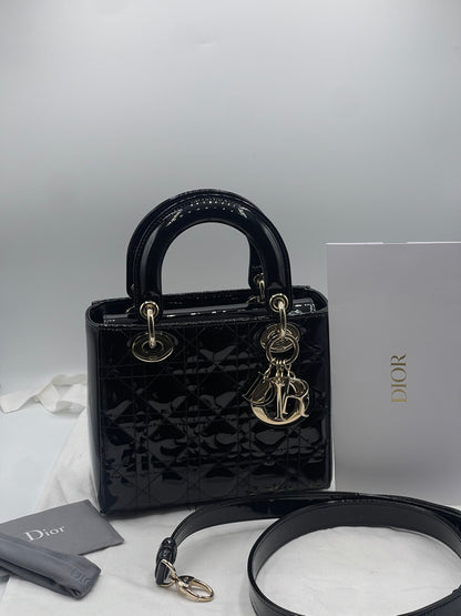 Dior - Sac Lady Dior vernis small noir