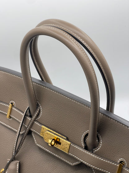 Hermès - Sac Birkin 35 Chèvre Mysore