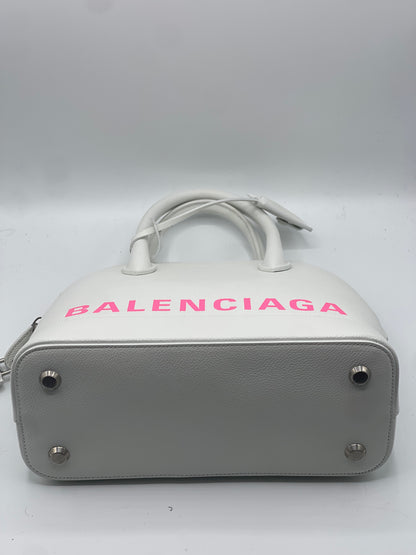 Balenciaga - Sac City top handle PM blanc