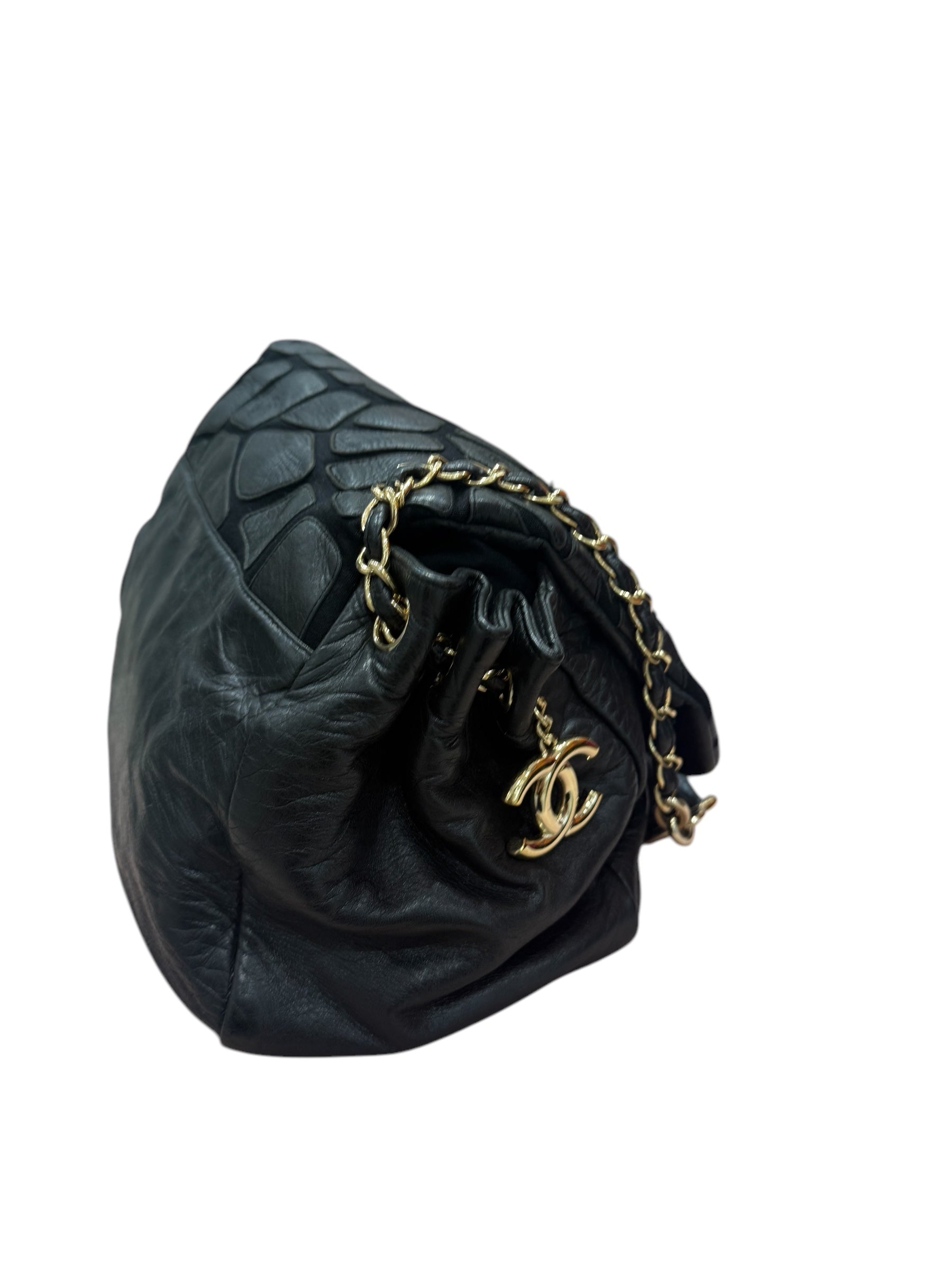 Chanel - Sac Besace à bandoulière Patchwork Noir