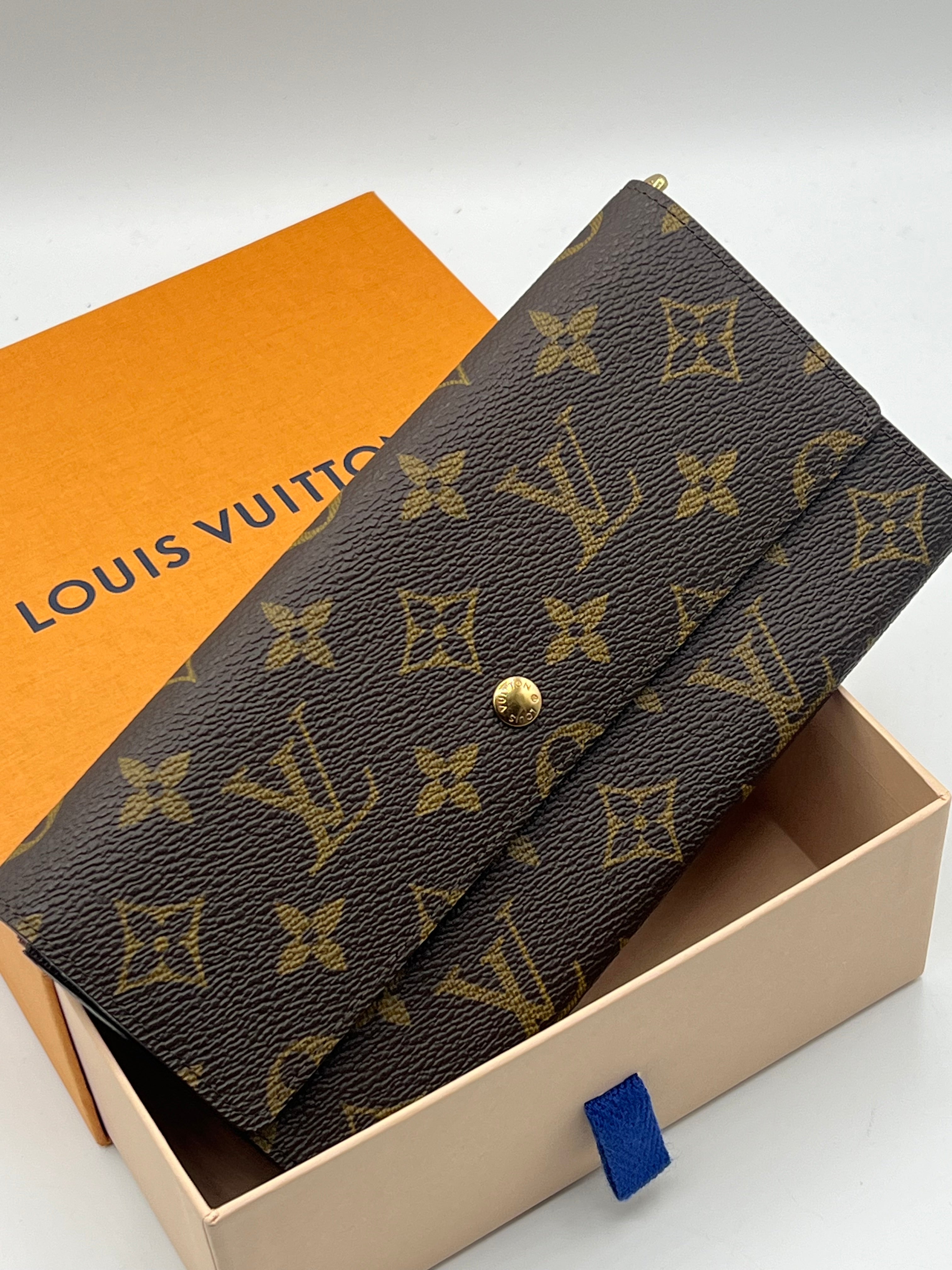 Louis Vuitton - portefeuille Sarah toile monogramme