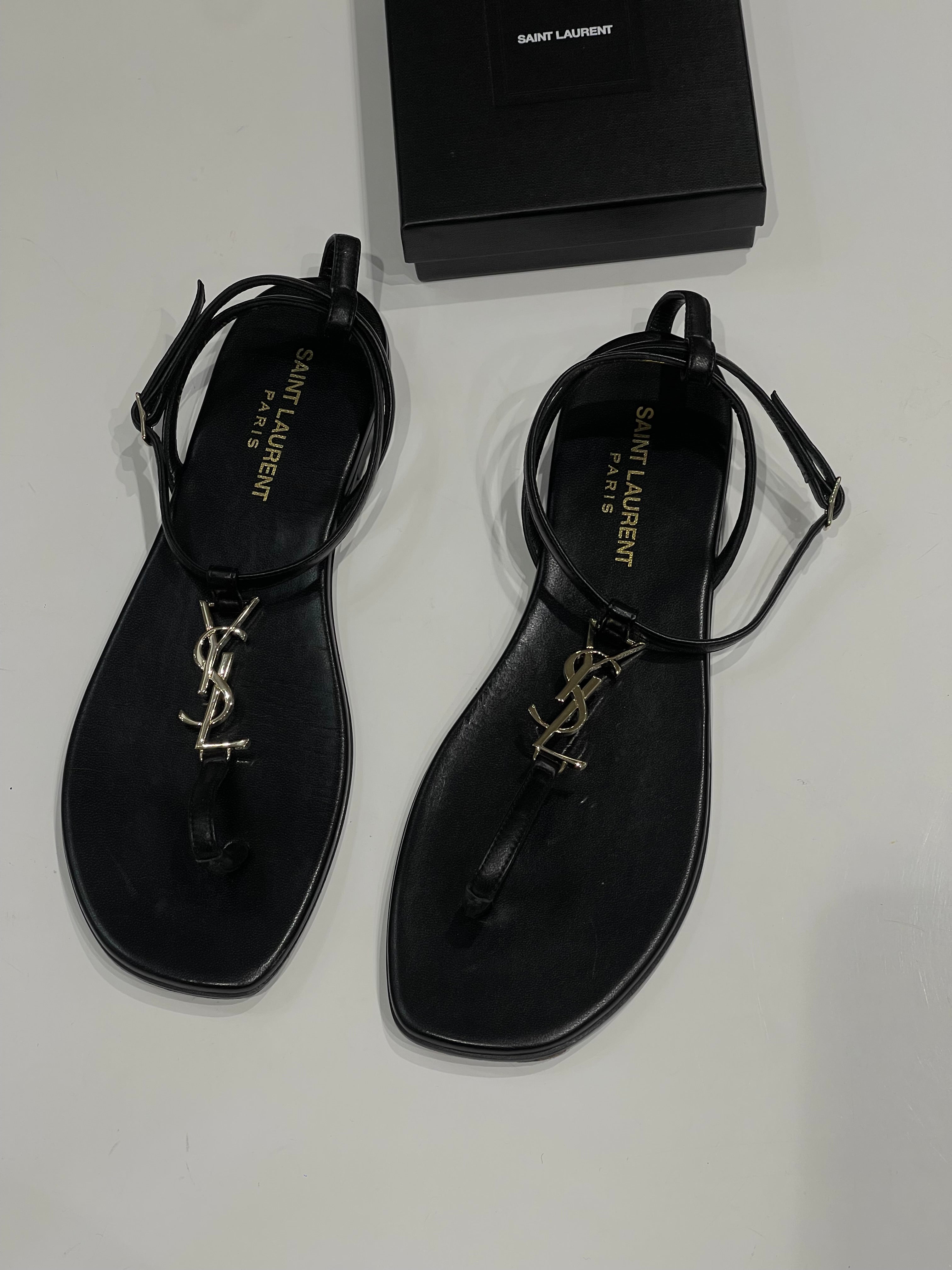 Saint Laurent - Sandales Cassandra T37