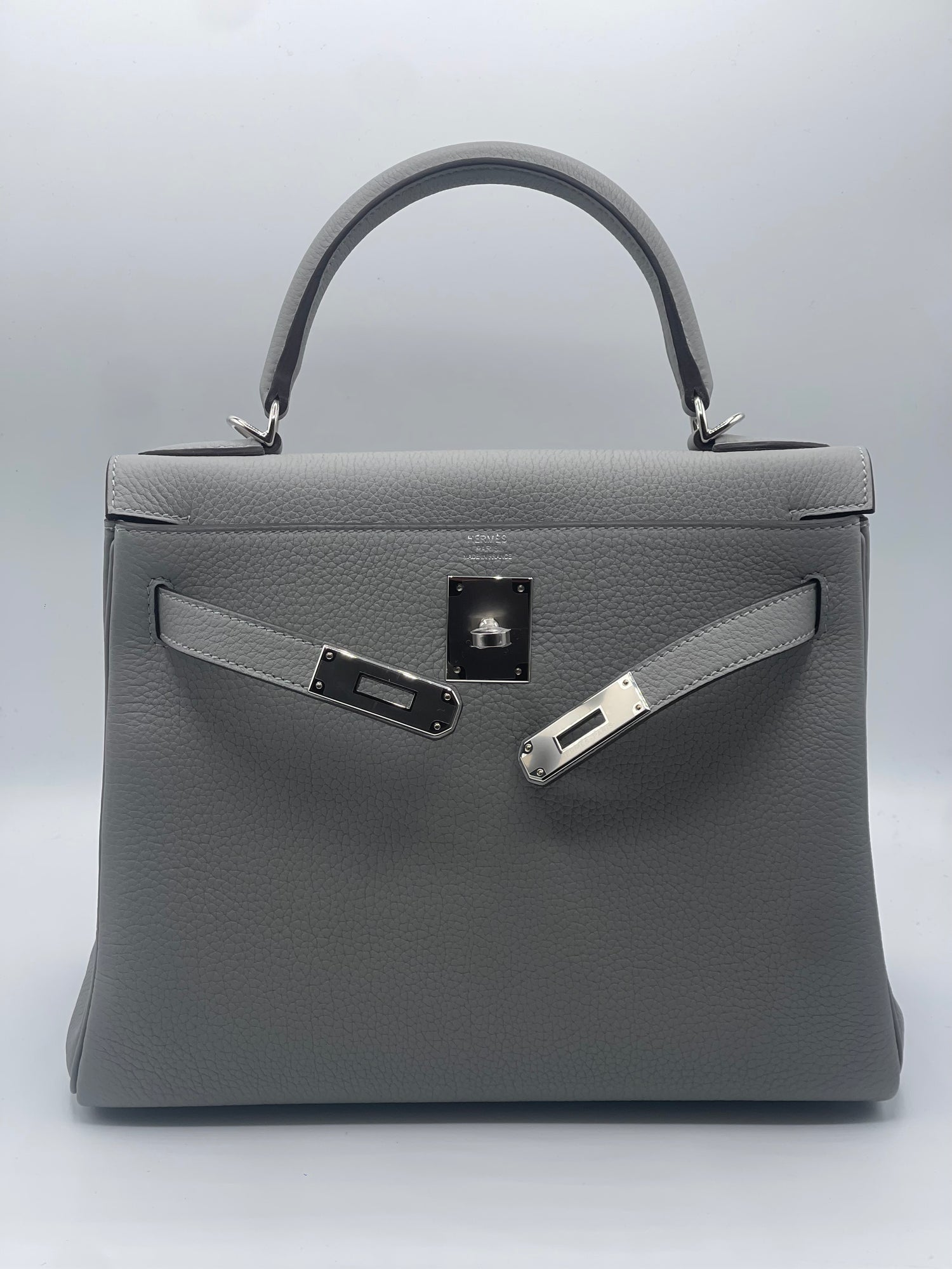 Hermès - Sac Kelly 28 arancione