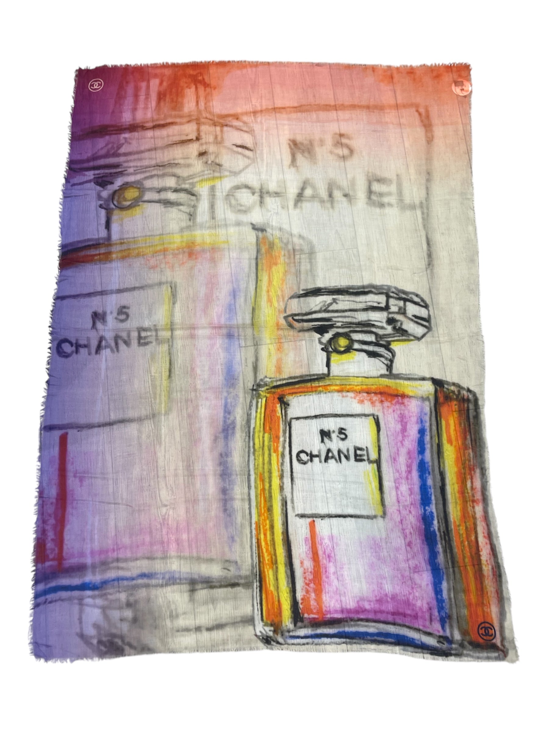 Chanel - Châle « Signature parfum N•5 »