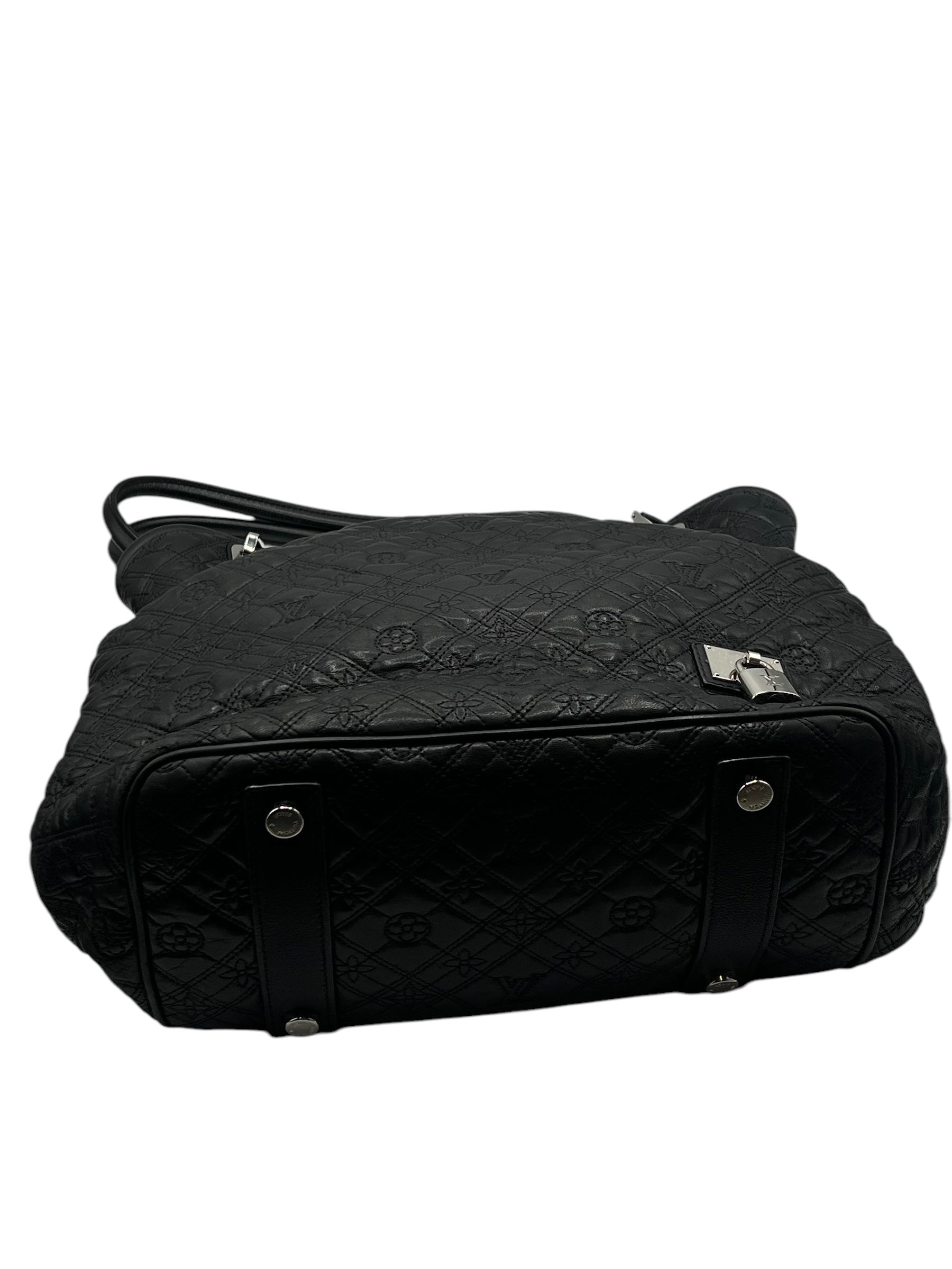 Louis Vuitton - sac AntiaLilia cuir noir