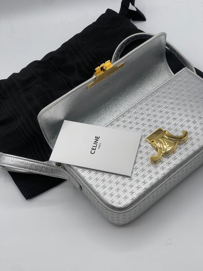 Celine - Sac Shoulder Claude Triomphe Argent