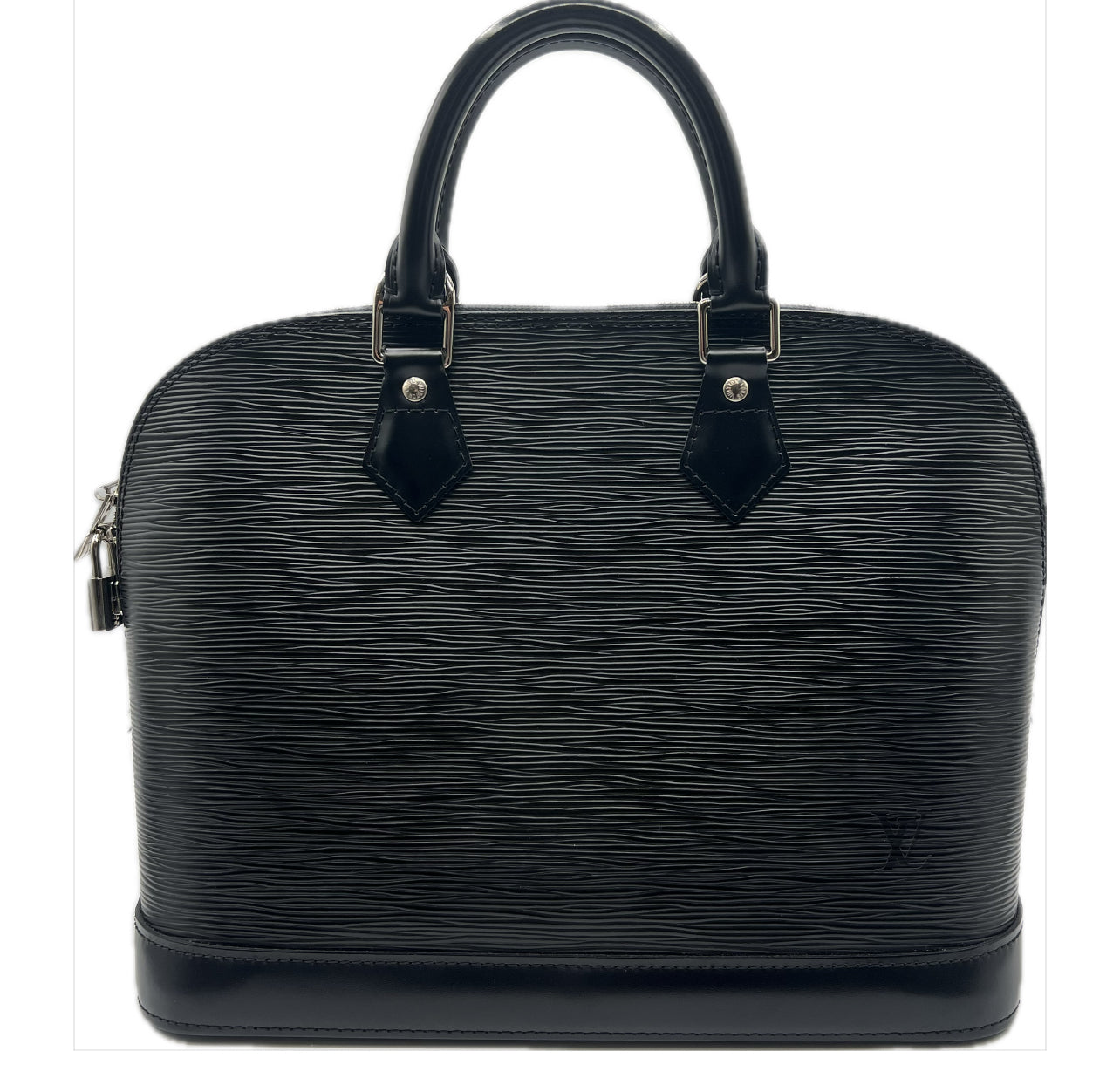 Louis Vuitton - sac Alma PM cuir épi noir