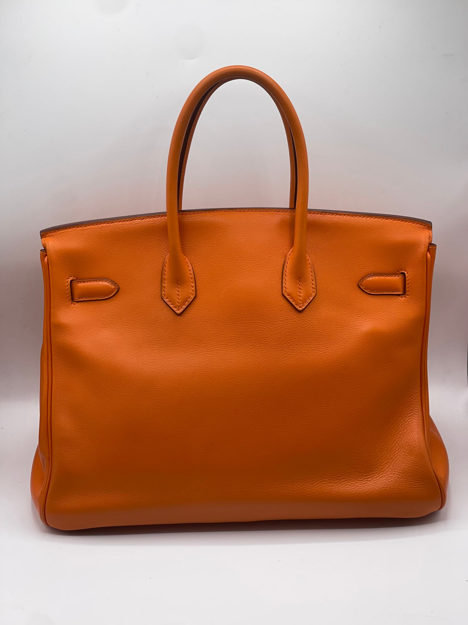 Hermès - Sac Birkin 35 Swift orange Hermès