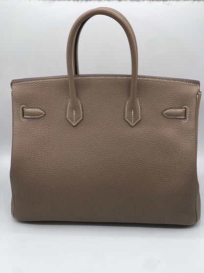 Hermès - Sac Birkin 35 Étoupe