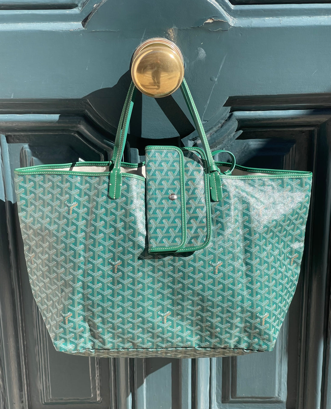 Goyard - Saint Louis green tote bag GM