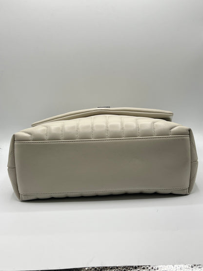 YSL - sac Loulou cuir blanc vintage GM