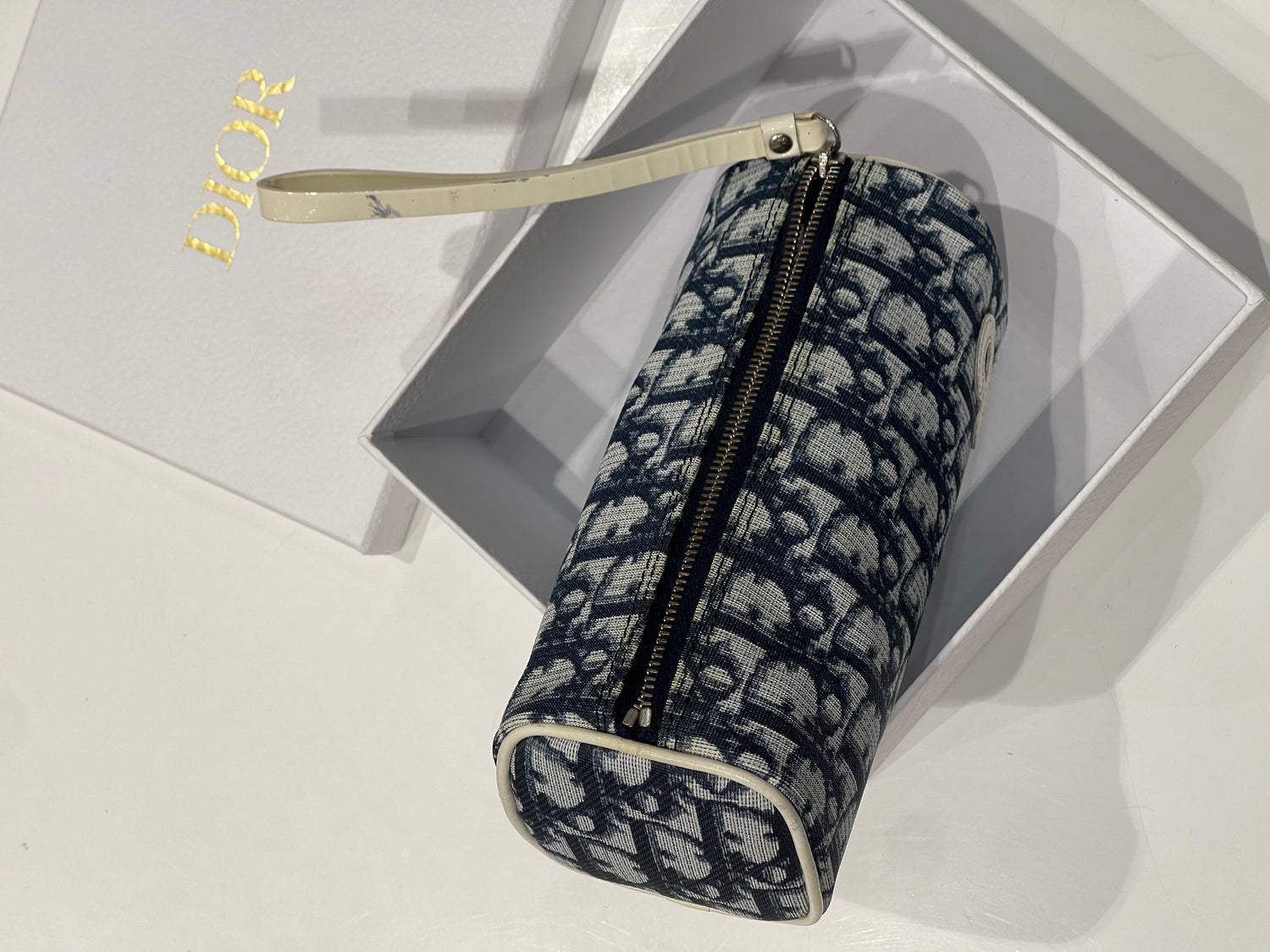 Dior - Trousse en toile oblique