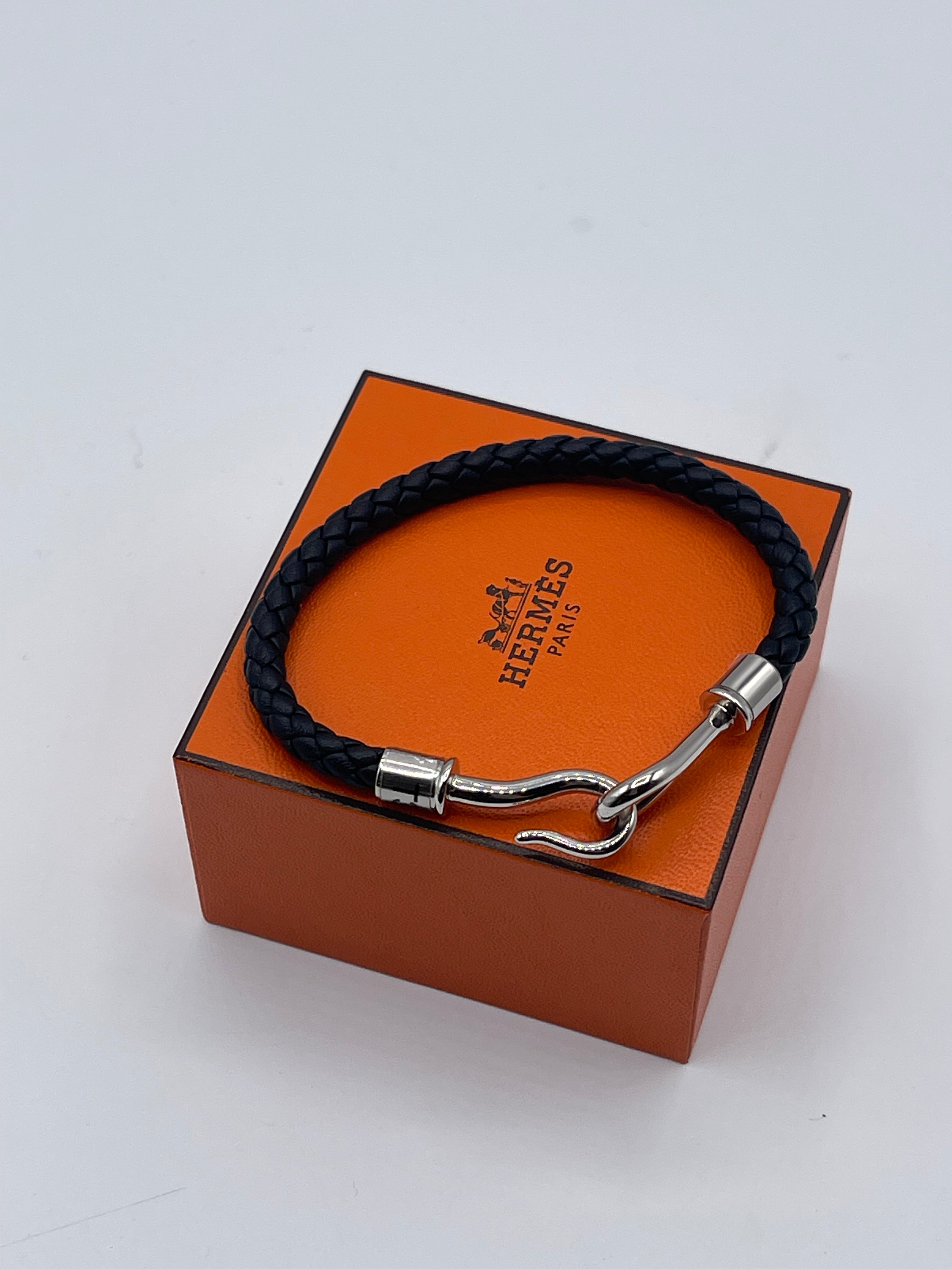 Hermès - Bracelet Jumbo H noir