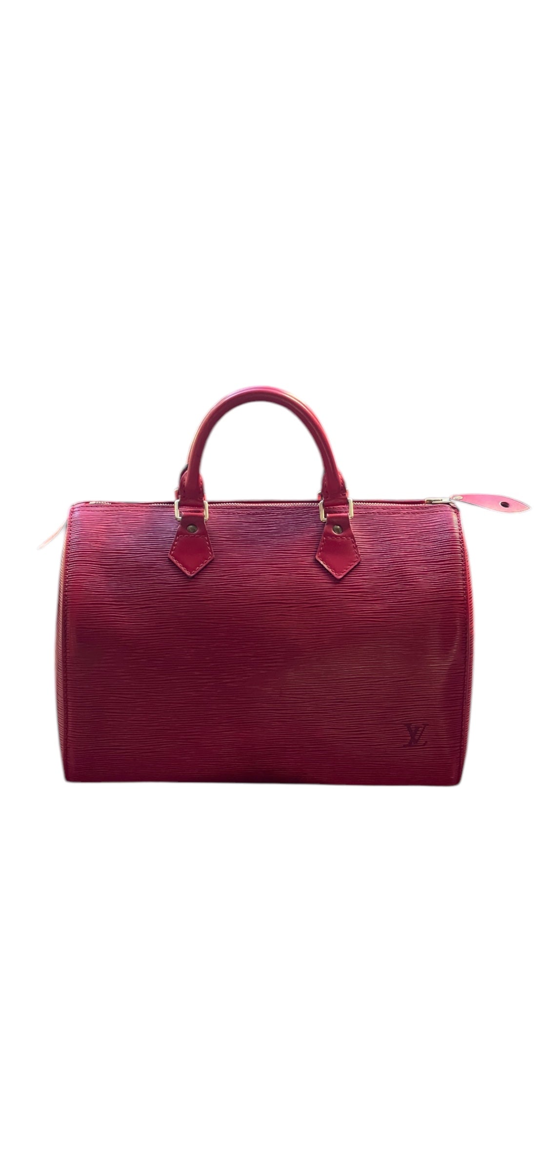 Louis Vuitton - Borsa Speedy 30 in pelle Epi rossa