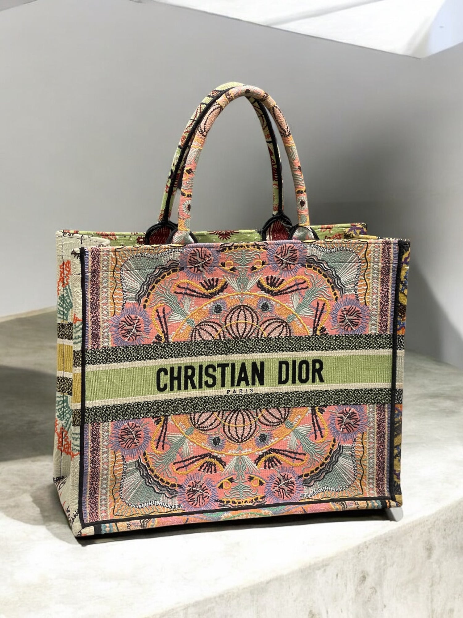 Dior - Book Tote multicolre Large