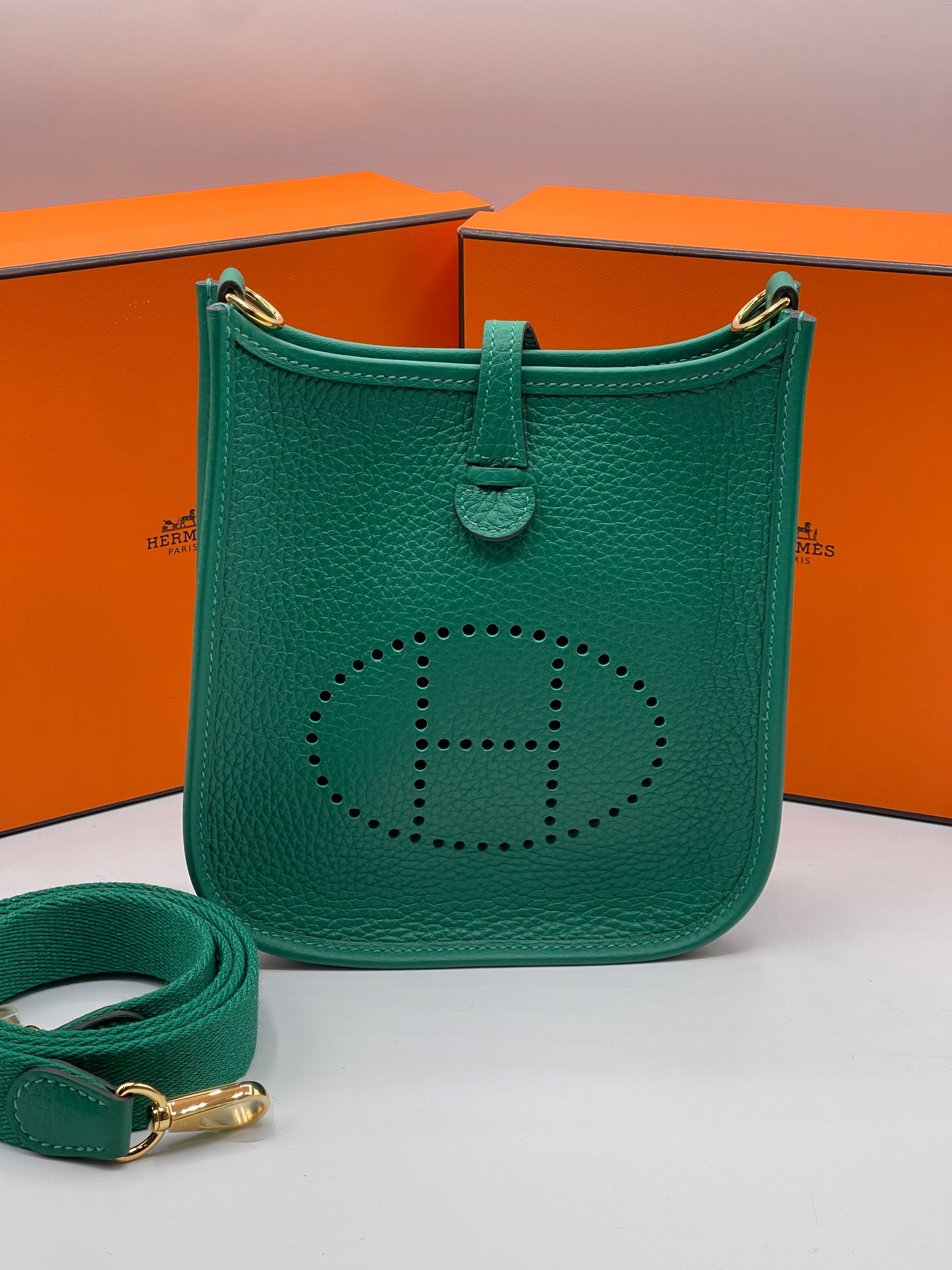 Hermès - Evelyne 16 Beton-Tasche