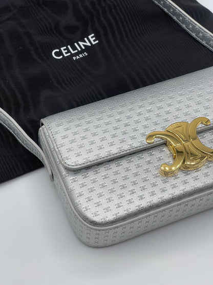 Celine - Sac Shoulder Claude Triomphe Argent