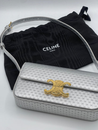 Celine - Sac Shoulder Claude Triomphe Argent