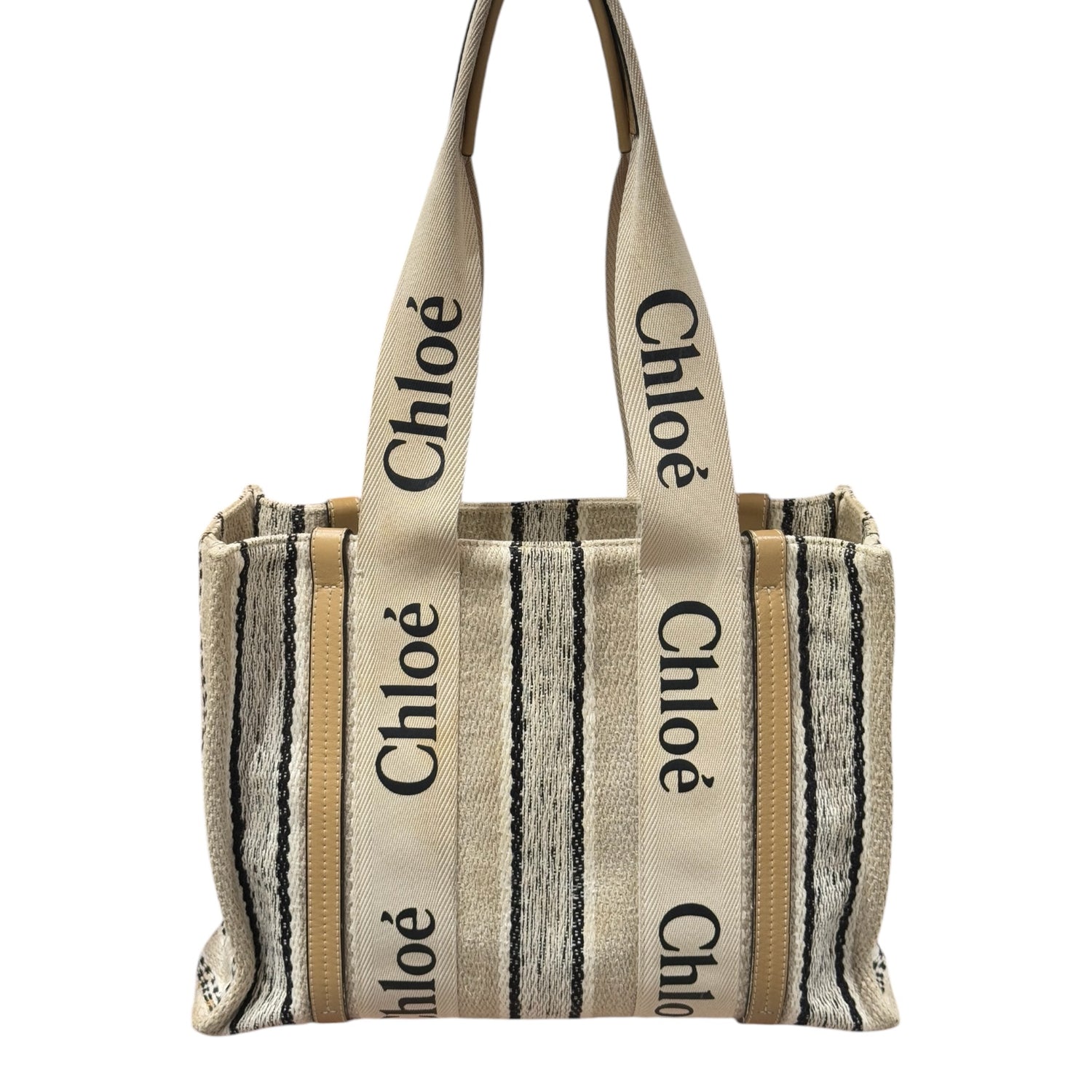 Sac Cabas Woody en toile de lin