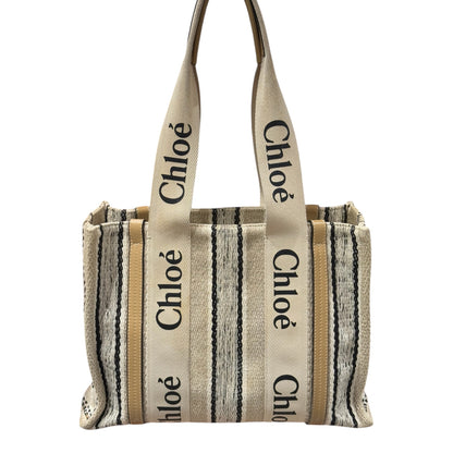 Sac Cabas Woody en toile de lin